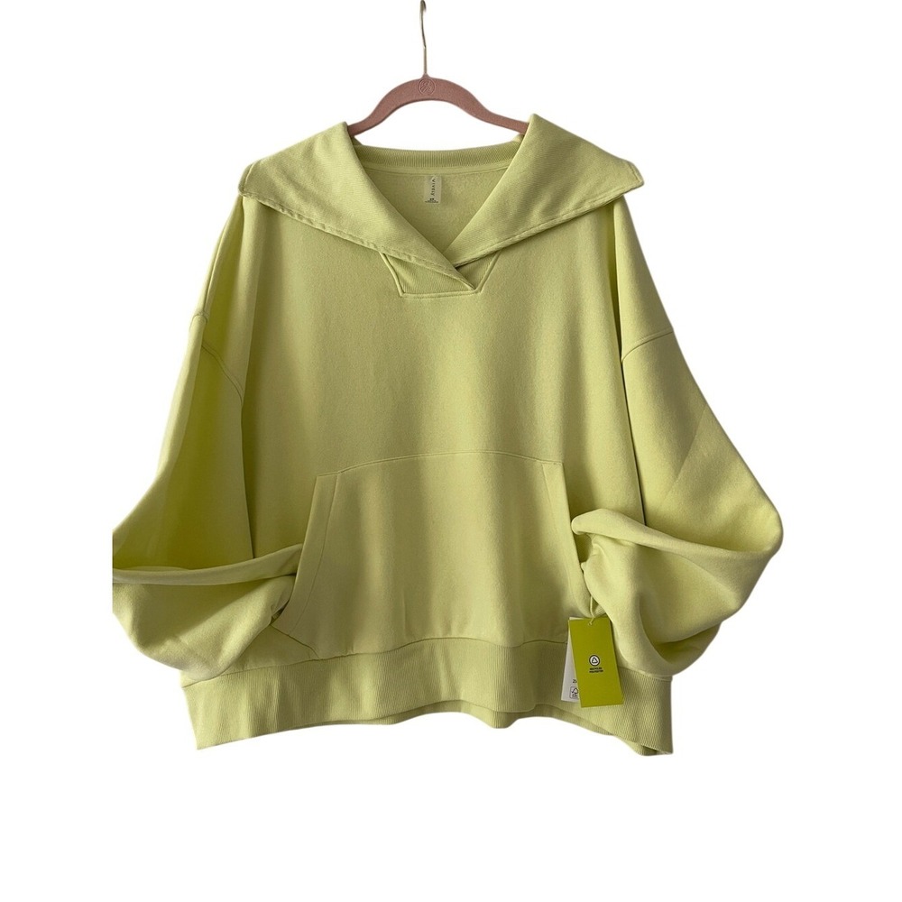 Vively Fleece Collared Sweatshirt 2X NWT
